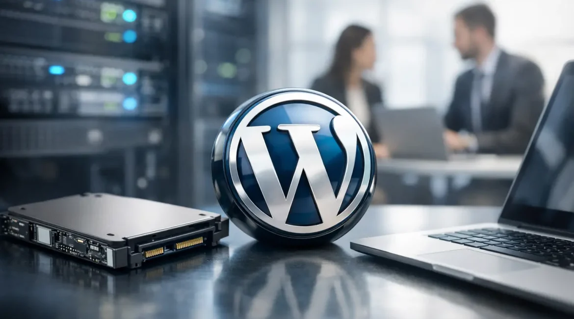 Hosting WordPress SSD rápido para empresas