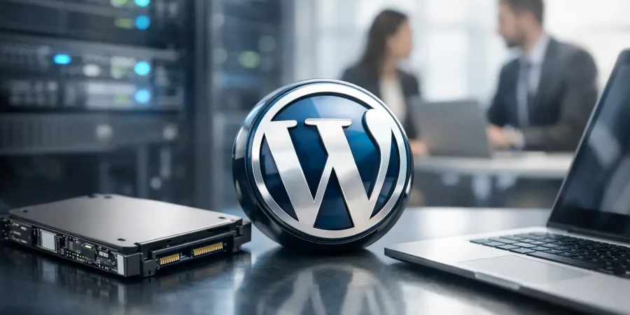 Hosting WordPress SSD rápido para empresas