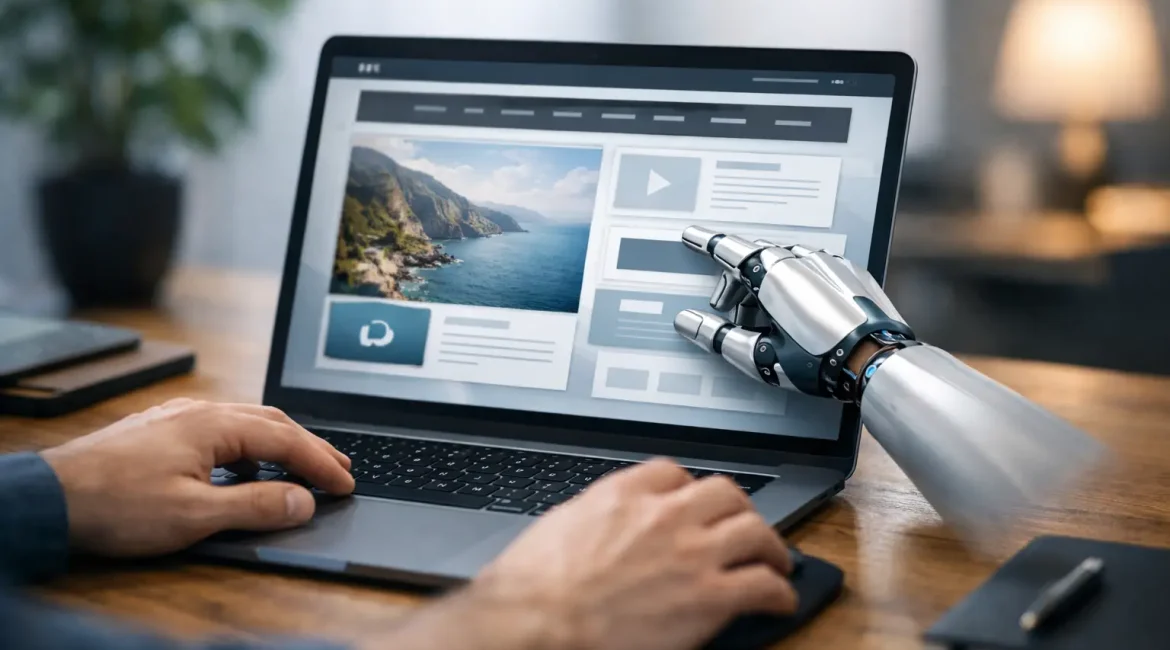 Crear sitio web con IA sin perder control