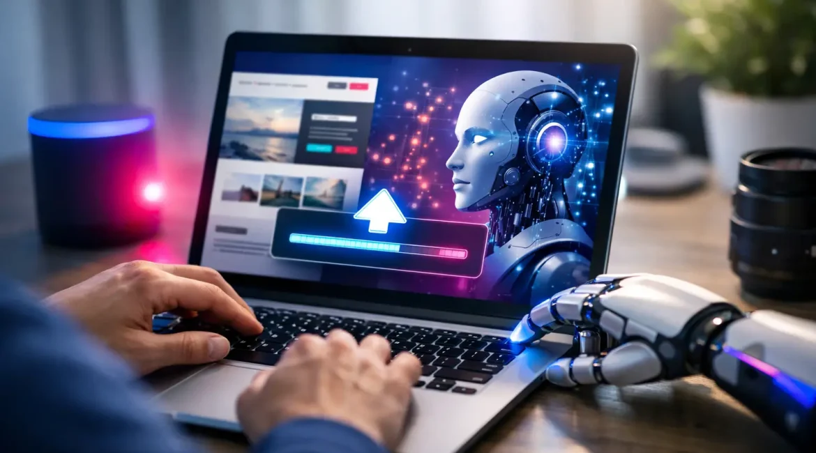 Publicar web con inteligencia artificial sin fallos