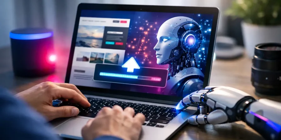 Publicar web con inteligencia artificial sin fallos