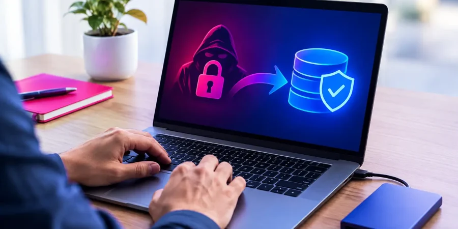 Ejemplo de recuperación ransomware paso a paso